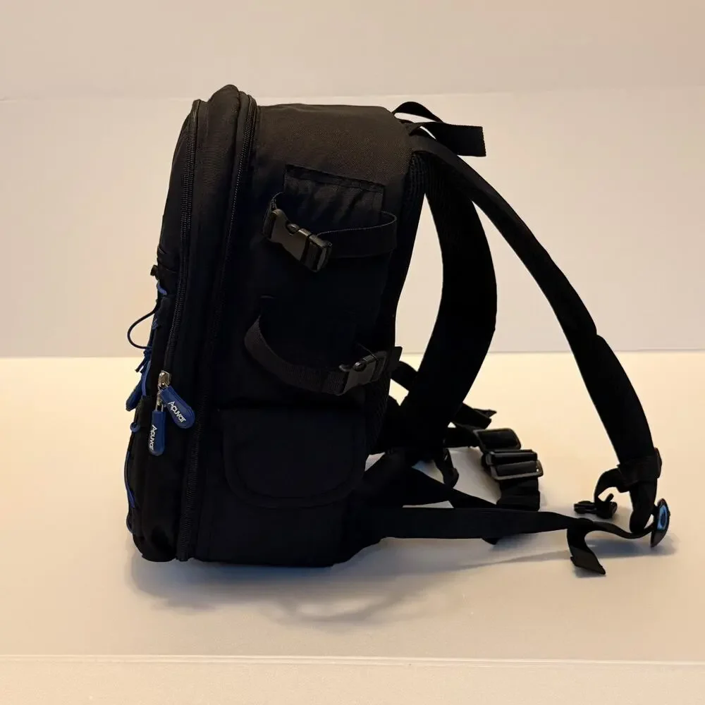 Acuvar DSLR Camera Case Waterproof Shockproof Backpack Bag for Canon Nikon Sony
